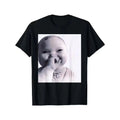 100%25 Premium Cotton T-shirt Ai Baby Meme Funny Laughing Baby Baby Meme Brainrot T-Shirt