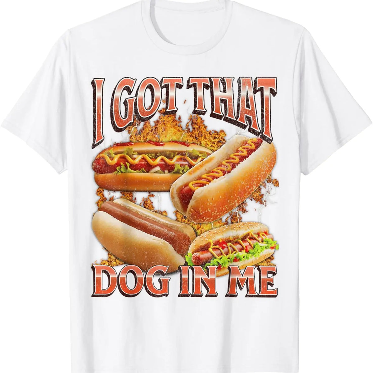I Got That Dog In Me Funny Combo 4th Of July Vintage Meme T-Shirt